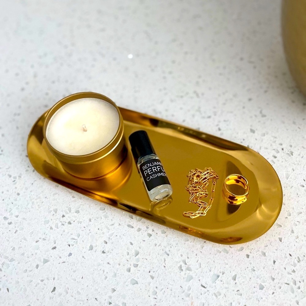 Gold Jewelry Tray, Catchall
